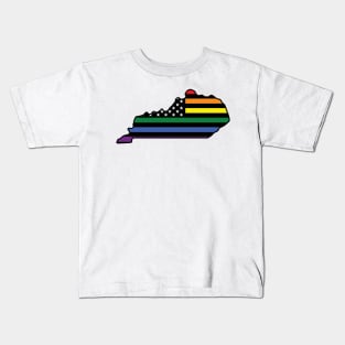 Rainbow Flag Kentucky Kids T-Shirt